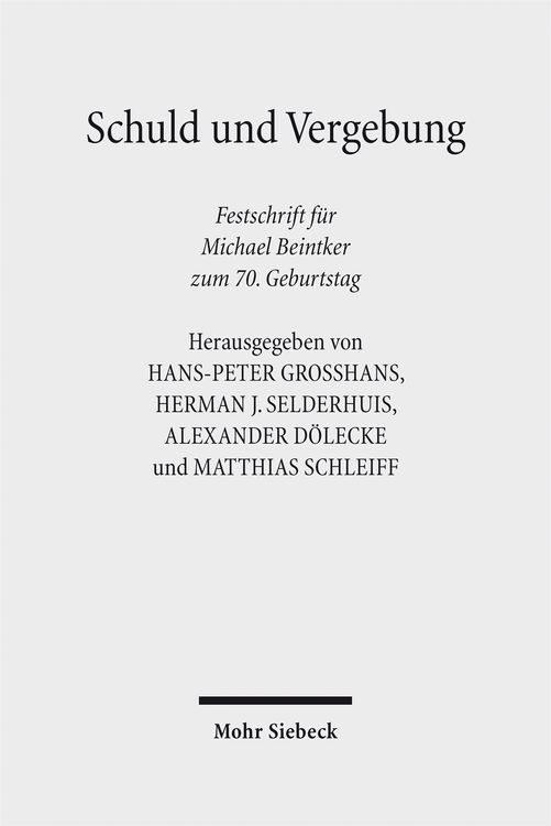 Produktbild: Schuld und Vergebung