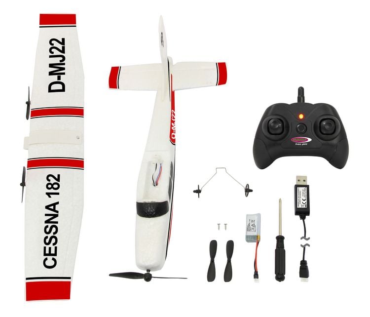 Produktbild: JAMARA 410190 - Cessna 182 Flugzeug 2,4GHz Gyro 2CH