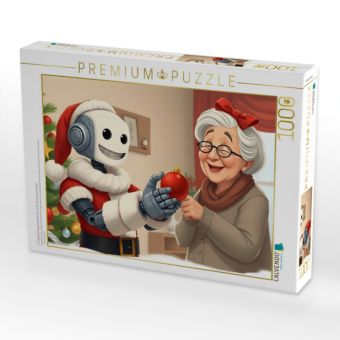 Produktbild: CALVENDO Puzzle Er h&auml;ngt die Kugeln perfekt ich mache sie charmant schief | 1000 Teile Lege-Gr&ouml;&szlig;e 64x48cm Foto-Puzzle f&uuml;r gl&uuml;ckliche Stunden