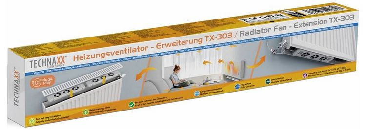Produktbild: Technaxx 5215 TX-303 Heizk&ouml;rperventilator