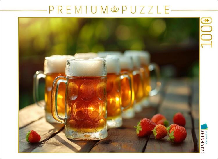 Produktbild: CALVENDO Puzzle Vitamin Bier | 1000 Teile Lege-Gr&ouml;&szlig;e 64x48cm Foto-Puzzle f&uuml;r gl&uuml;ckliche Stunden