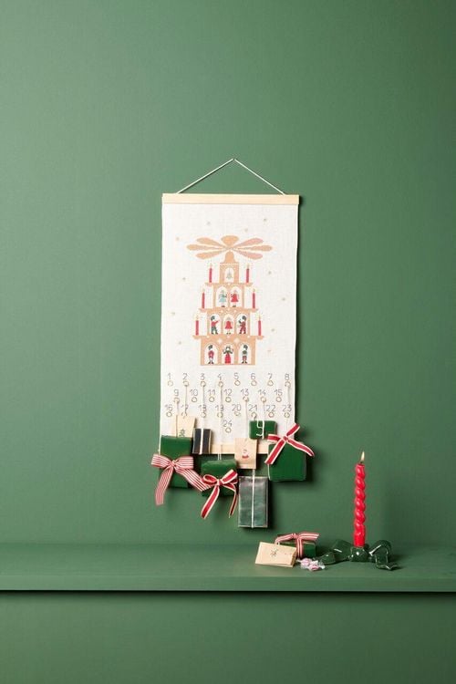 Produktbild: Stickpackung Gez&auml;hlter Kreuzstich, Adventskalender, 100%