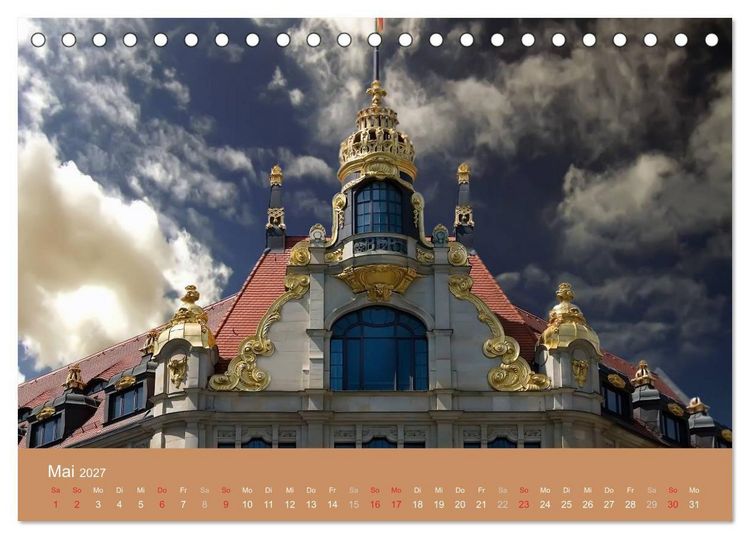 Produktbild: Leipzig - Vom Jugendstil zum Art Deco (Tischkalender 2027 DIN A5 quer), CALVENDO Monatskalender