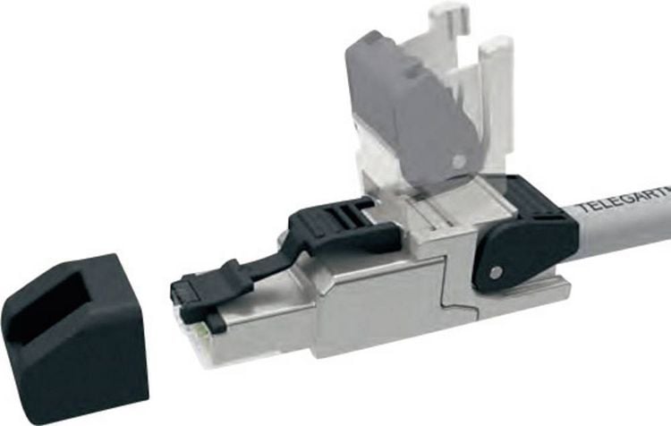 Produktbild: Teleg&auml;rtner 100023051 RJ45-Stecker, feldkonfektionierbar 100023051 Stecker, gerade 1St.