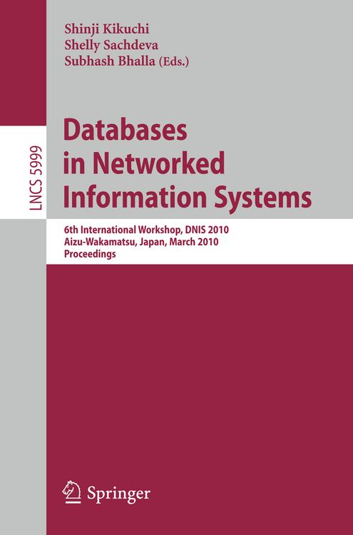 Produktbild: Databases in Networked Information Systems