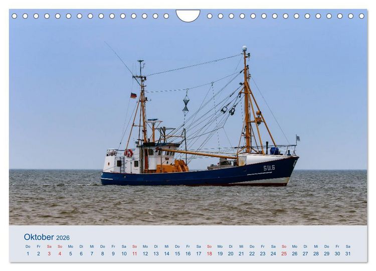 Produktbild: Nordseek&uuml;ste Am Strand von Sankt Peter-Ording (Wandkalender 2026 DIN A4 quer), CALVENDO Monatskalender