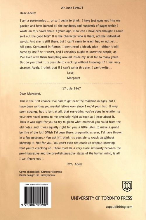 Produktbild: Selected Letters of Margaret Laurence and Adele Wiseman