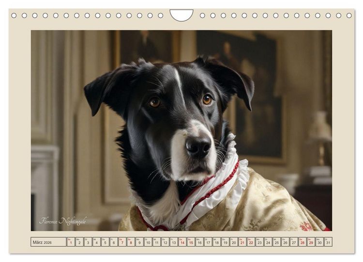 Produktbild: Historische Hundetage (Wandkalender 2026 DIN A4 quer), CALVENDO Monatskalender