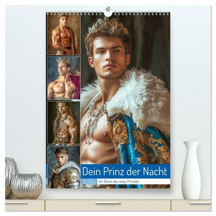 Produktbild: Dein Prinz der Nacht (hochwertiger Premium Wandkalender 2026 DIN A2 hoch), Kunstdruck in Hochglanz