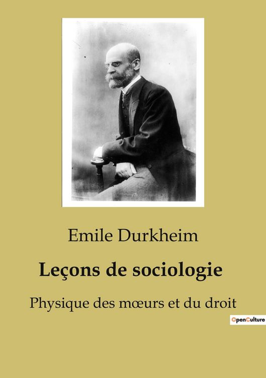 Produktbild: Le&ccedil;ons de sociologie