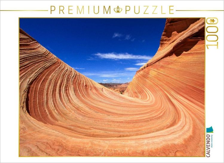 Produktbild: CALVENDO Puzzle Sandstein wirbelt | 1000 Teile Lege-Gr&ouml;&szlig;e 64x48cm Foto-Puzzle f&uuml;r gl&uuml;ckliche Stunden