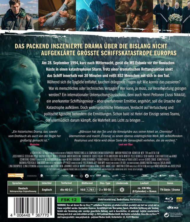 Produktbild: Estonia - Die Wahrheit liegt nicht nur unter dem Meer [2 BRs]