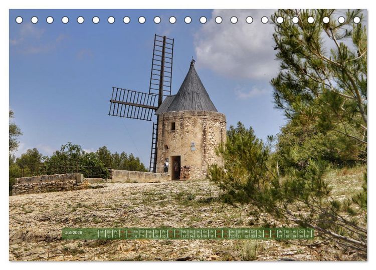 Produktbild: S&uuml;dfrankreich - Rund um Montpellier (Tischkalender 2026 DIN A5 quer), CALVENDO Monatskalender