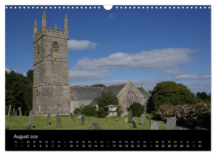 Produktbild: Anblicke und Ausblicke in Cornwall (Wandkalender 2026 DIN A3 quer), CALVENDO Monatskalender