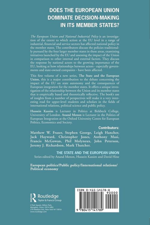 Produktbild: The European Union and National Industrial Policy