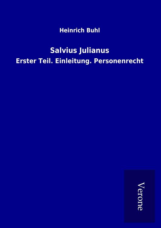 Produktbild: Salvius Julianus