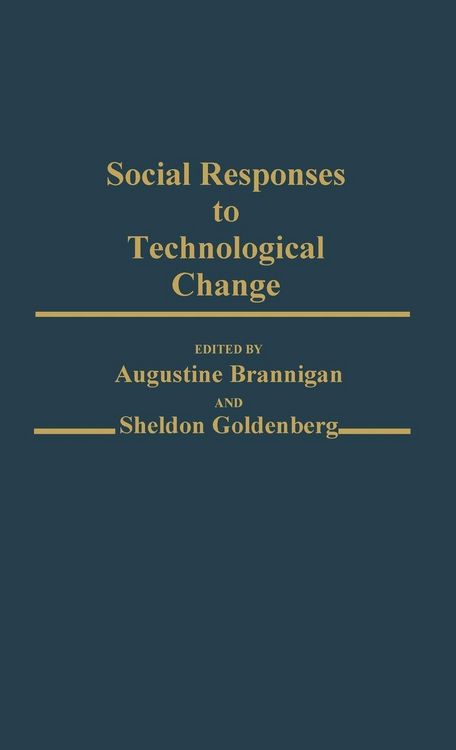 Produktbild: Social Responses to Technological Change