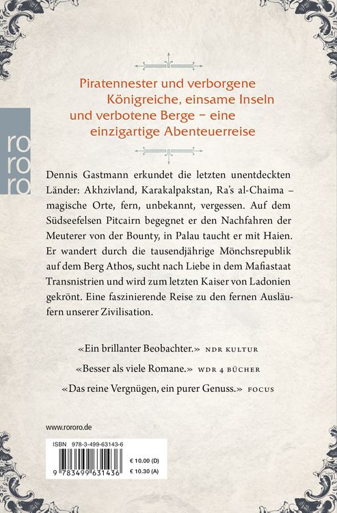 Produktbild: Atlas der unentdeckten L&auml;nder