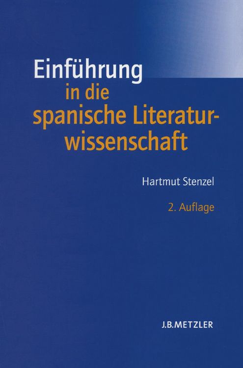 Produktbild: Einf&uuml;hrung in die spanische Literaturwissenschaft