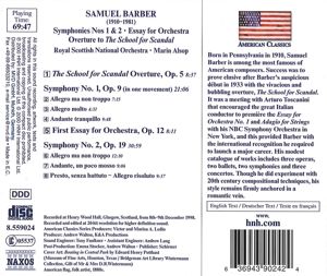 Produktbild: Alsop, N: Sinfonien 1+2