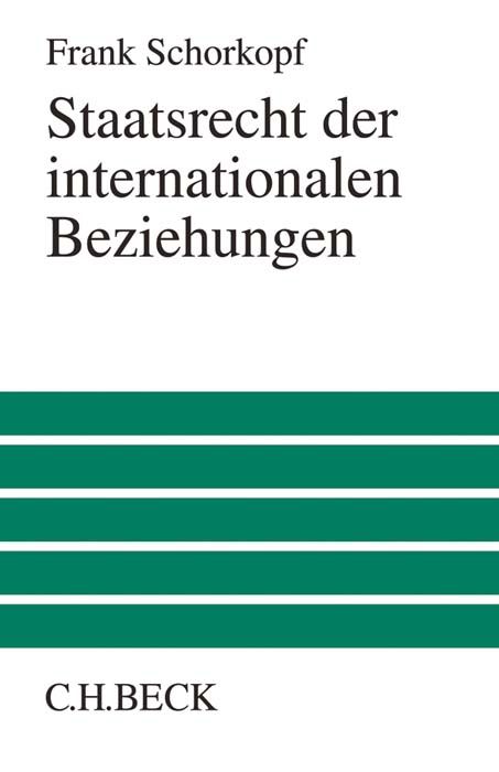 Produktbild: Staatsrecht der internationalen Beziehungen