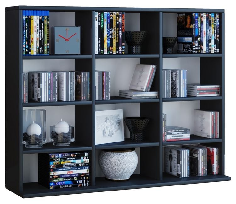 Produktbild: Holz CD DVD Standregal B&uuml;cherregal Regal Megosa L