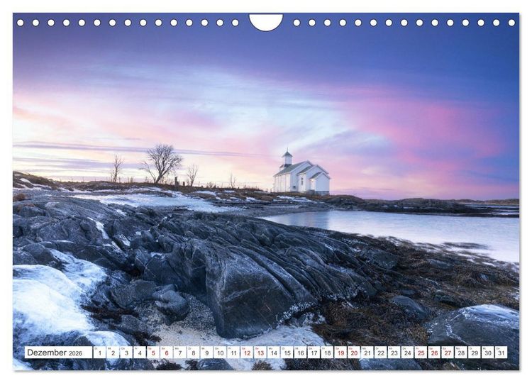 Produktbild: K&uuml;sten Impressionen (Wandkalender 2026 DIN A4 quer), CALVENDO Monatskalender