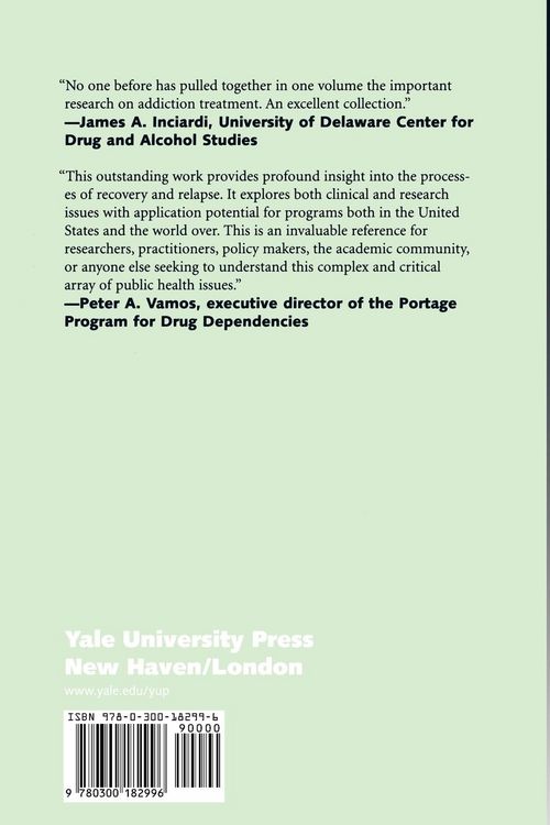 Produktbild: Relapse and Recovery in Addictions