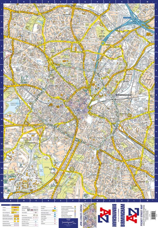 Produktbild: Birmingham Pocket Street Map