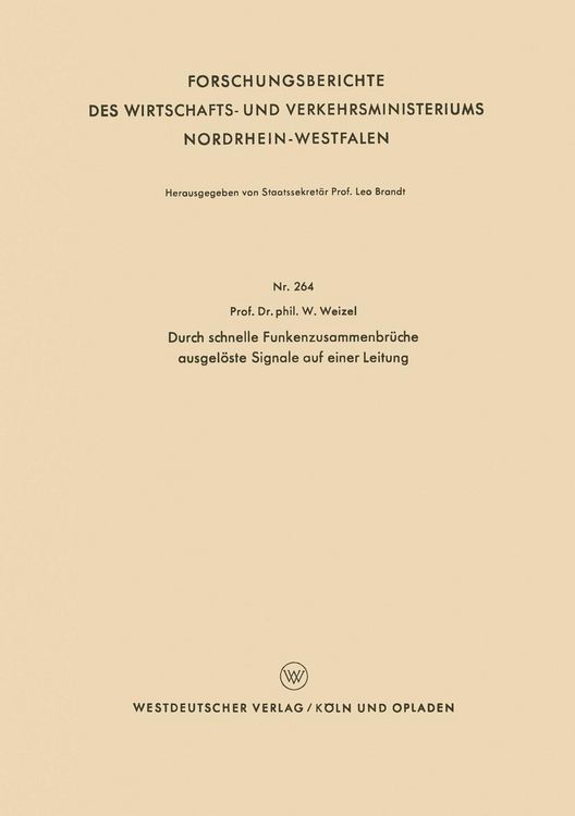 Produktbild: Durch schnelle Funkenzusammenbr&uuml;che ausgel&ouml;ste Signale auf einer Leitung