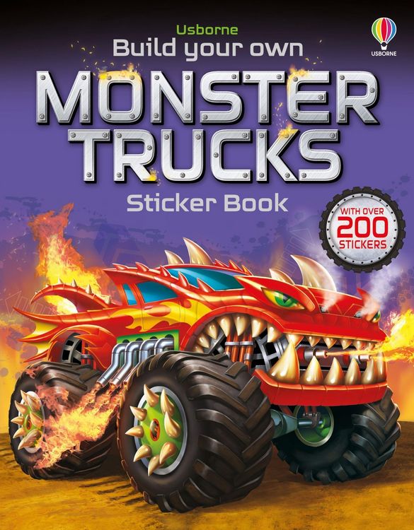 Produktbild: Build Your Own Monster Trucks Sticker Book