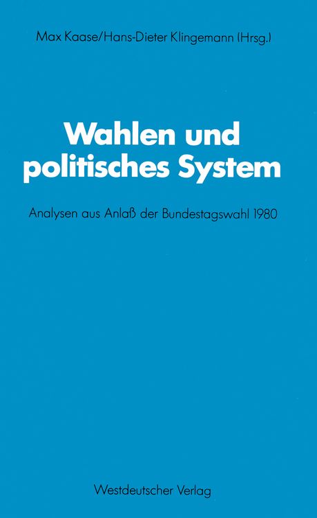 Produktbild: Wahlen und politisches System