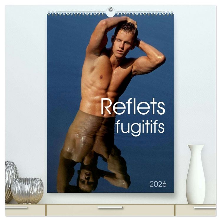 Produktbild: Reflets fugitifs (Calendrier mural 2026 DIN A2 horizontal) calendrier de bureau