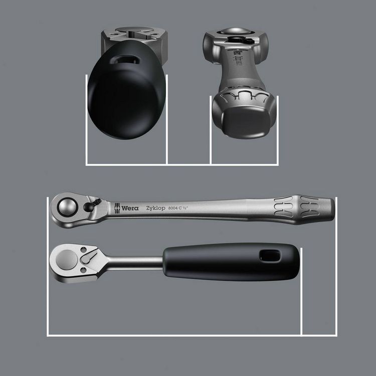 Produktbild: Wera Werk Zyklop Metall-Knarre 004004