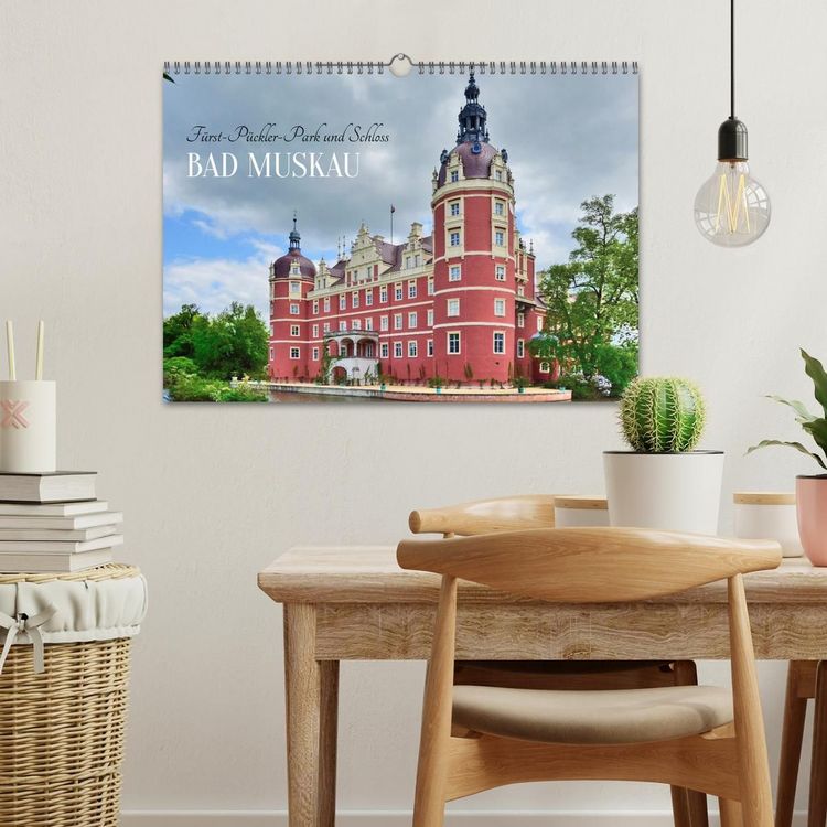 Produktbild: F&uuml;rst-P&uuml;ckler-Park und Schloss &ndash; Bad Muskau (Wandkalender 2027 DIN A3 quer), CALVENDO Monatskalender