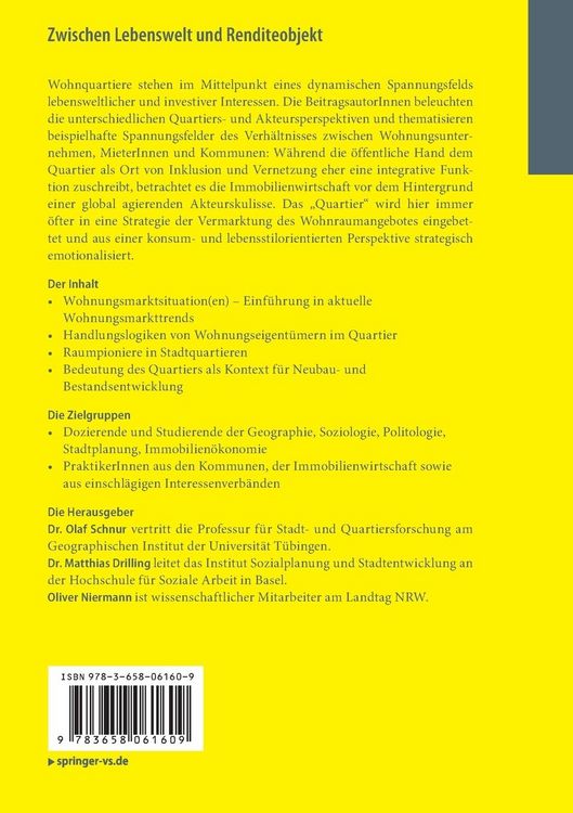 Produktbild: Zwischen Lebenswelt und Renditeobjekt