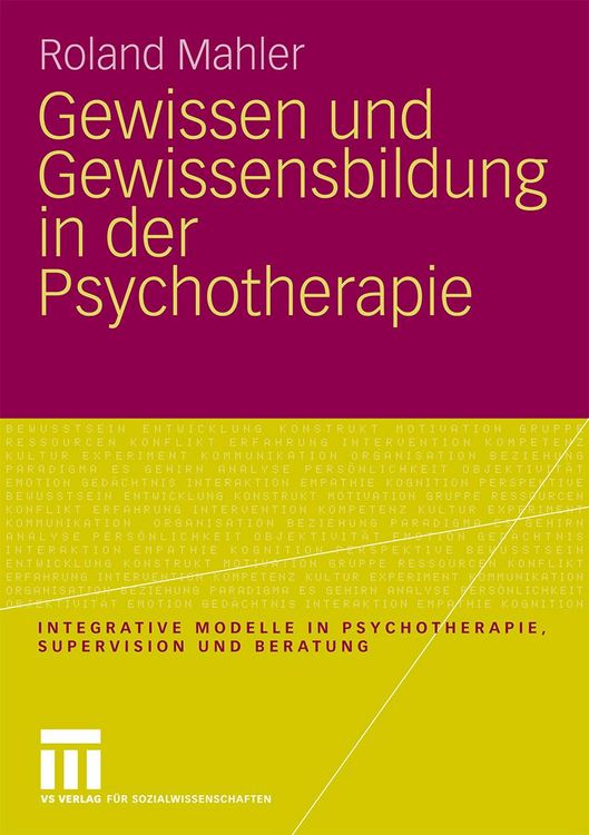 Produktbild: Gewissen und Gewissensbildung in der Psychotherapie