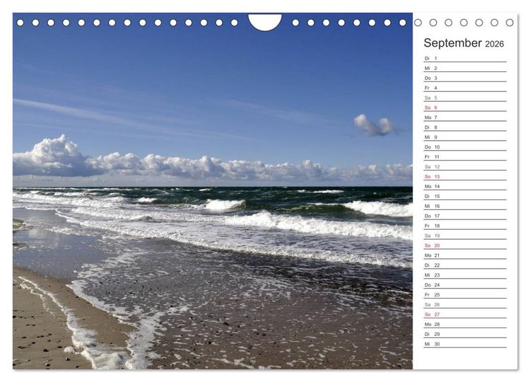 Produktbild: Die Ostsee (Wandkalender 2026 DIN A4 quer), CALVENDO Monatskalender