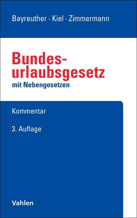 Produktbild: Bundesurlaubsgesetz. BUrlG
