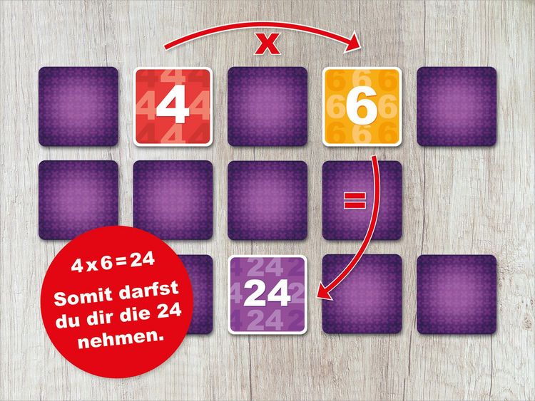 Produktbild: Science & Kids &ndash; 1, 2, 3 ... vorbei! Mathe-Memo Multiplikation & Division