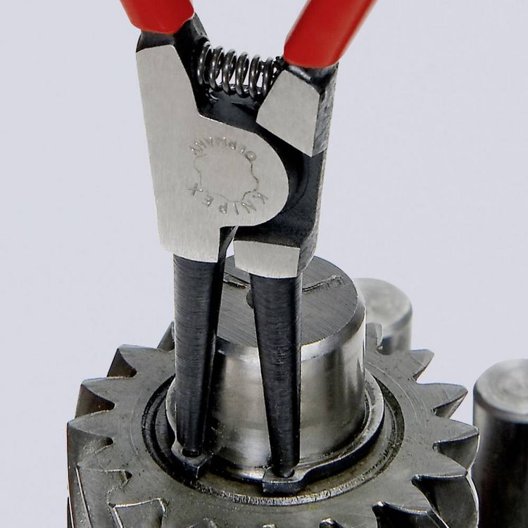 Produktbild: Knipex 46 11 A2 Seegeringzange Passend f&uuml;r (Seegeringzangen) Au&szlig;enringe 19-60 mm Spitzenform (Details) gerade