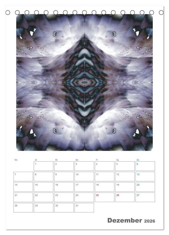 Produktbild: Axis Mater Naturae (Tischkalender 2026 DIN A5 hoch), CALVENDO Monatskalender