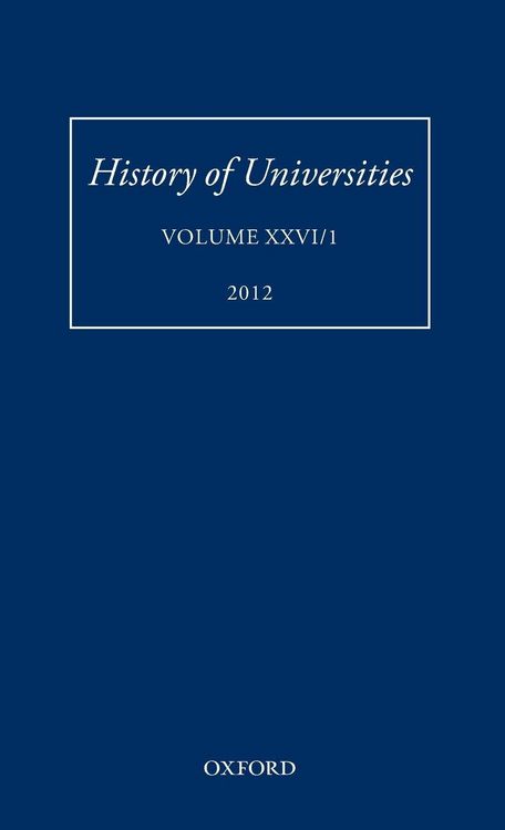 Produktbild: HISTORY OF UNIVERSITIES VOL 26/1 HOU C