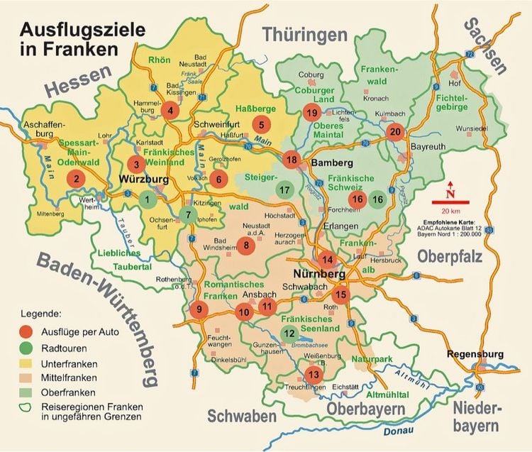 Produktbild: Meine Lieblingsausfl&uuml;ge Franken