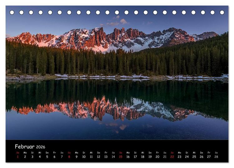 Produktbild: Tiroler Stimmungen (Tischkalender 2026 DIN A5 quer), CALVENDO Monatskalender