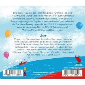 Produktbild: Fr&ouml;hliche Lieder f&uuml;r Spiel und Spa&szlig;, 1 Audio-CD