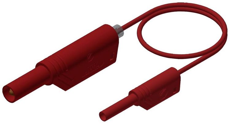 Produktbild: Hirschmann Test & Measurement MAL S WS 2-4 100/1 Sicherheits-Messleitung Lamellenstecker 4 mm Lamellenstecker 2 mm 1.00 m Rot 1 St.