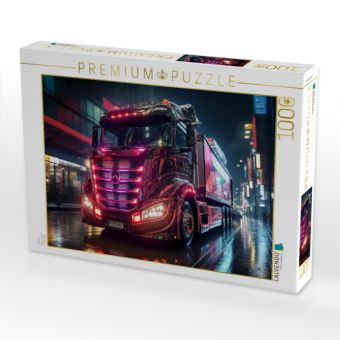 Produktbild: CALVENDO Puzzle Trucks | 1000 Teile Lege-Gr&ouml;&szlig;e 64x48cm Foto-Puzzle f&uuml;r gl&uuml;ckliche Stunden