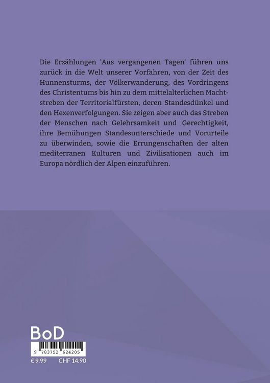 Produktbild: Aus vergangenen Tagen