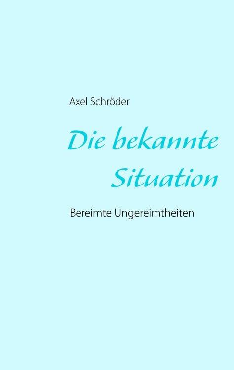 Produktbild: Die bekannte Situation